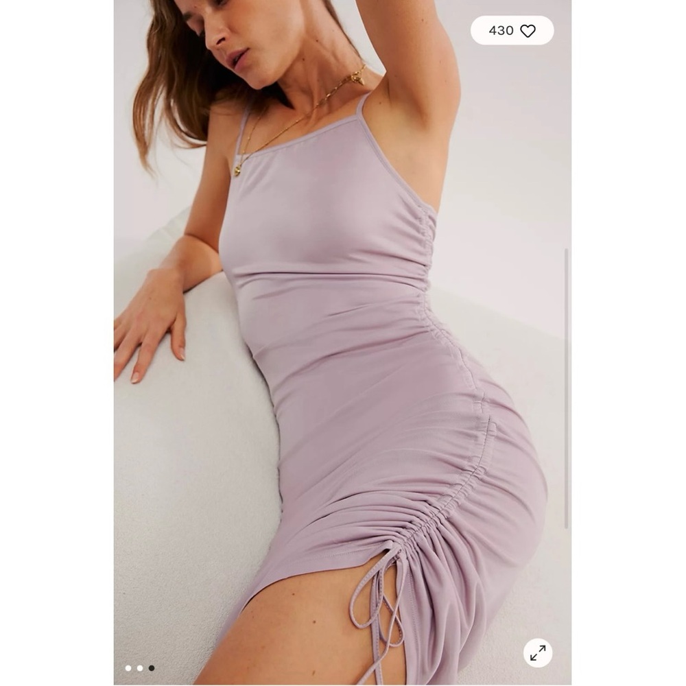 NWT Free People Talk About It Mini-to-Midi Slip Dress